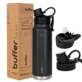 Botella Agua Térmica Paine 1Lt Acero Inox Incluye 2 Tapas