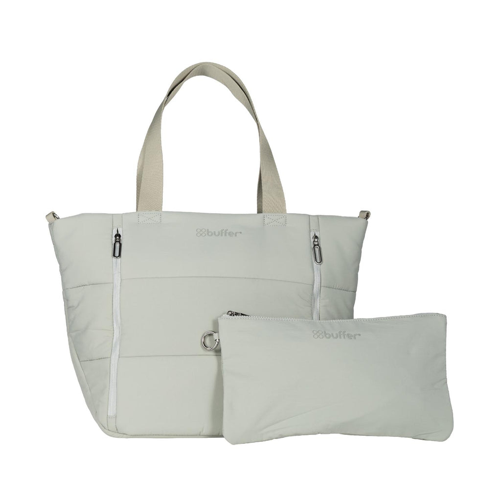 Bolso Tote Bag Cartera Buffer Mujer + Estuche Organizador
