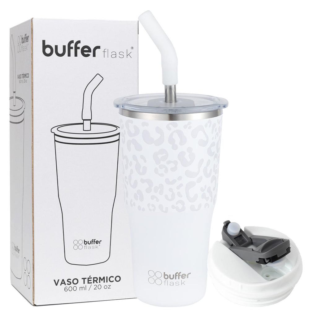 Mug Vaso Térmico Roques 600ml Acero Inox Agua Fría y Caliente
